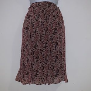 Vintage Paisley Skirt